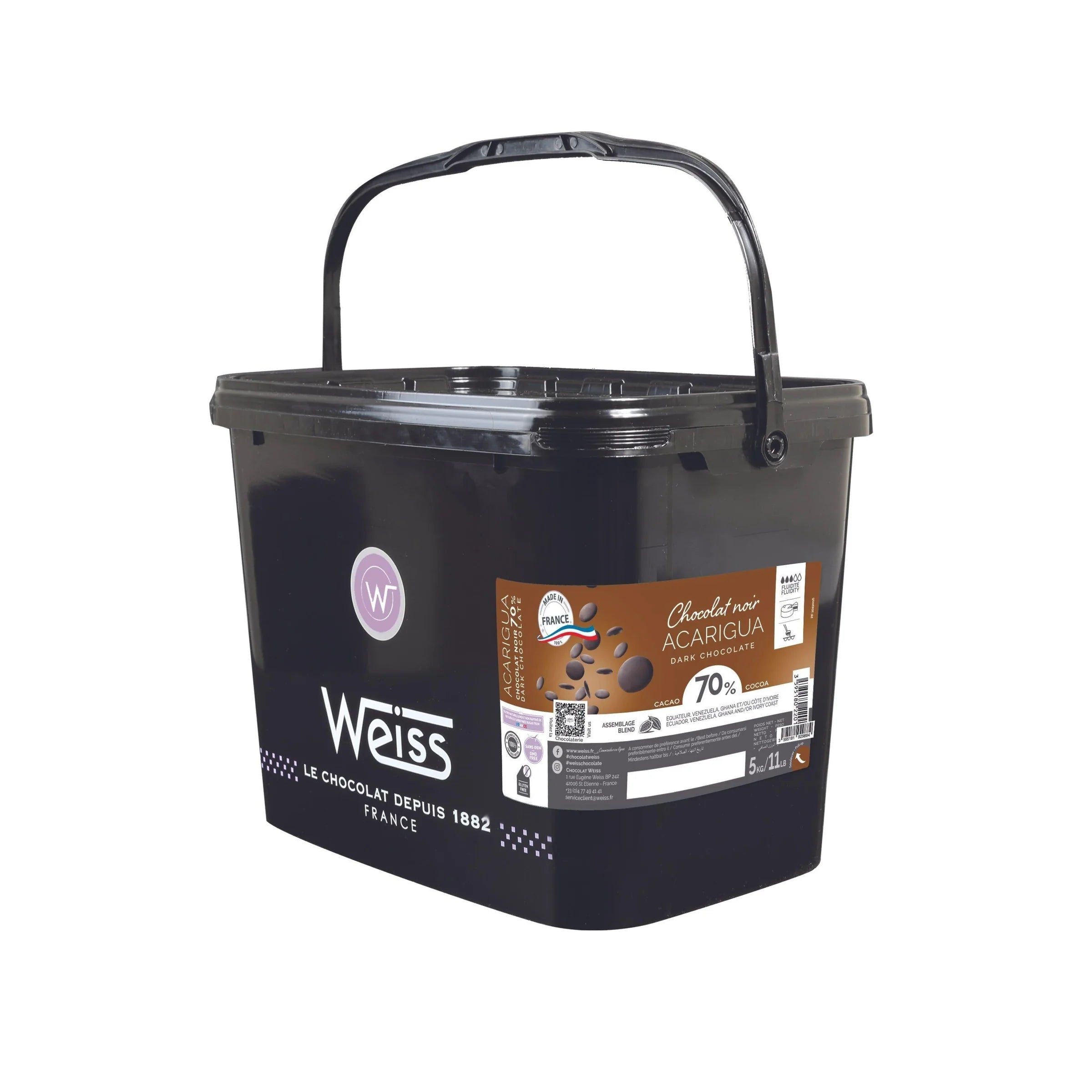 Acarigua Chocolate Couverture Dark 70%