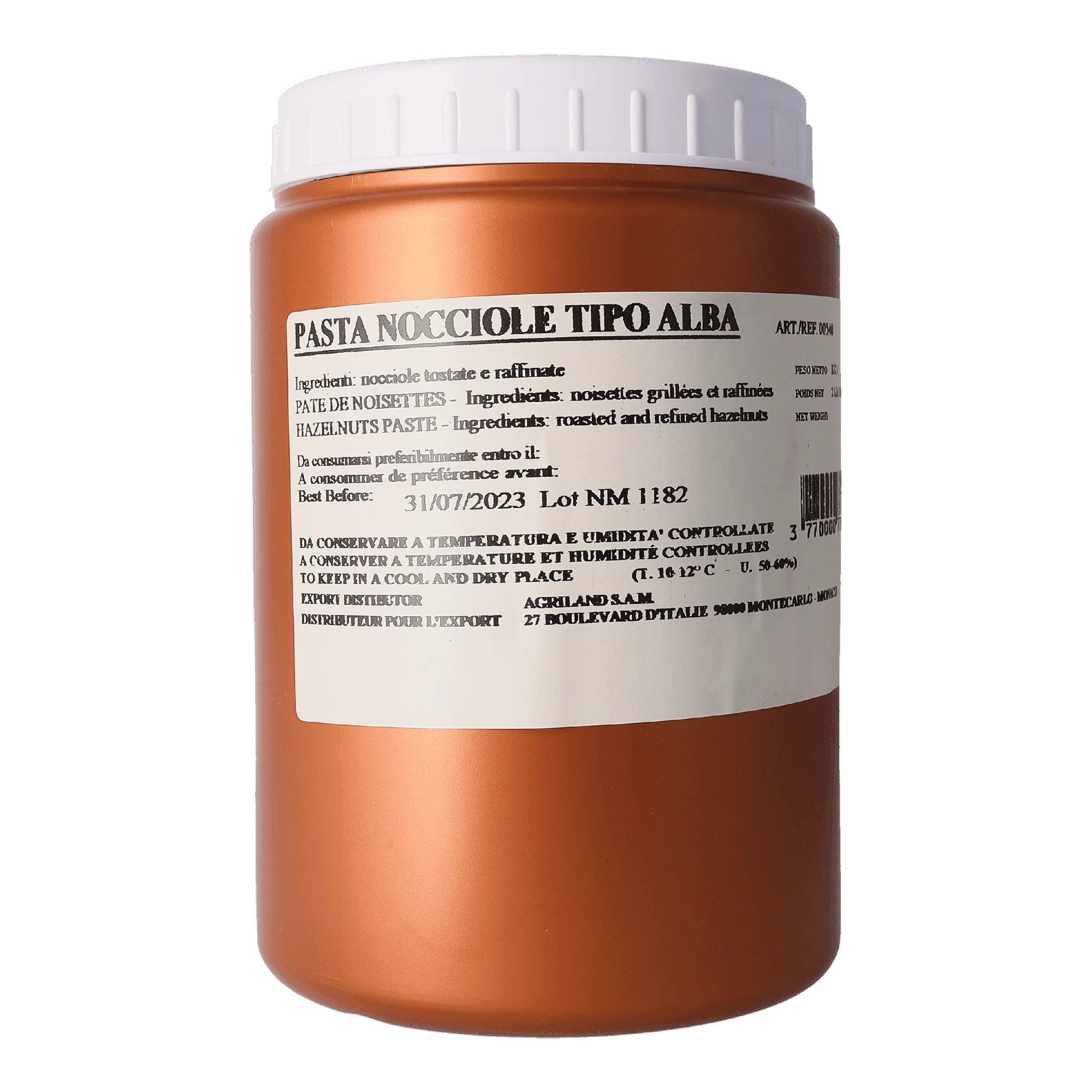 Piedmont Hazelnut Paste PGI