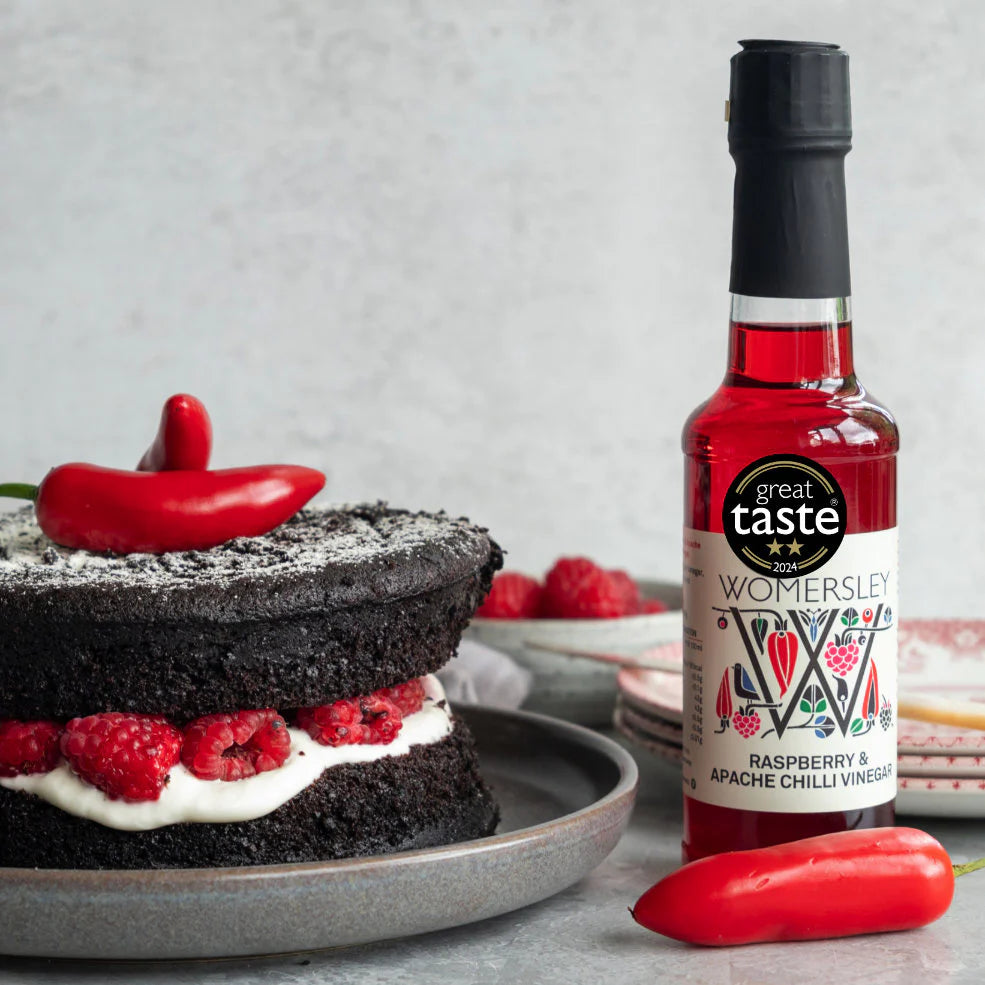 Womersley Raspberry & Apache Chilli Fruit Vinegar