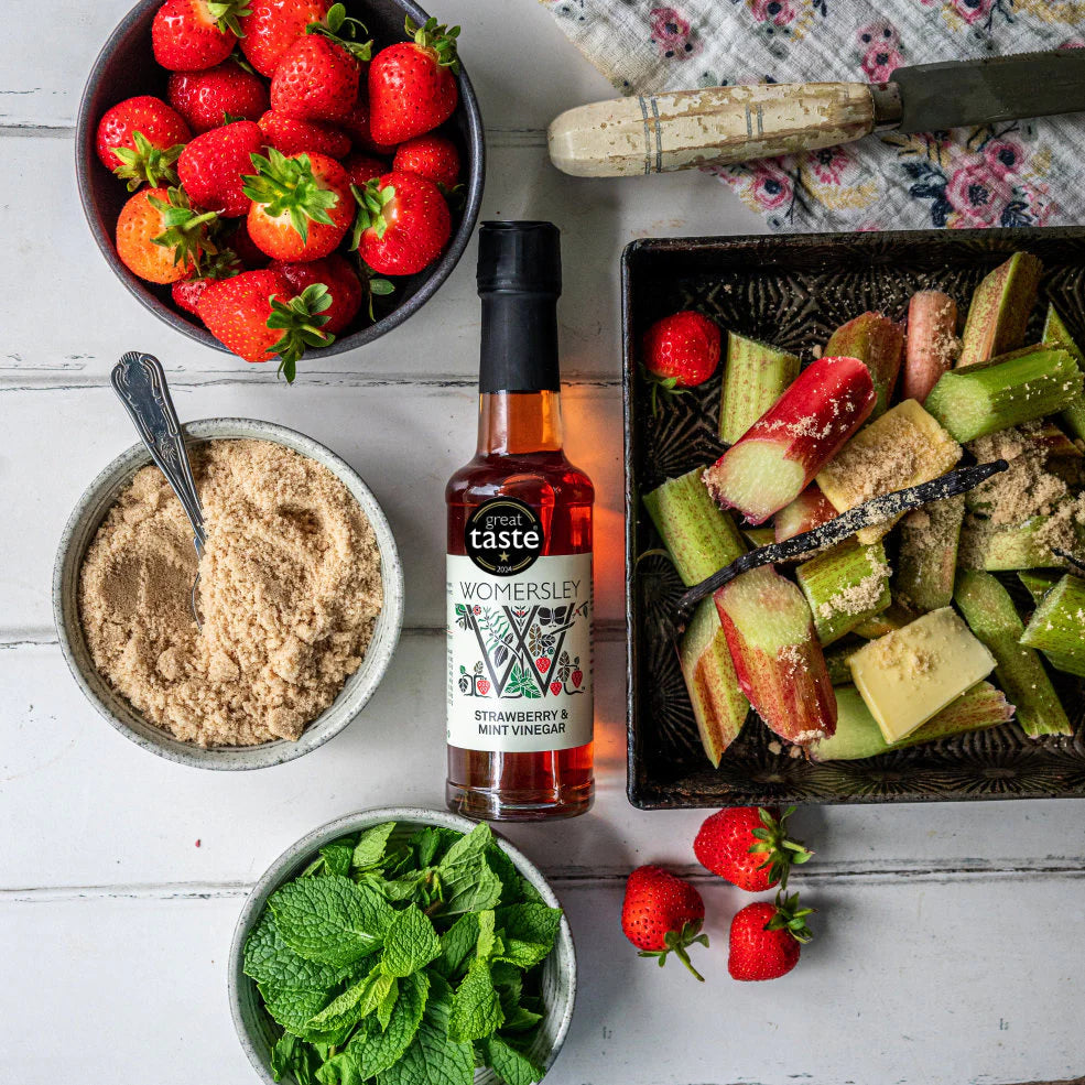 Womersley Strawberry & Organic Mint Vinegar