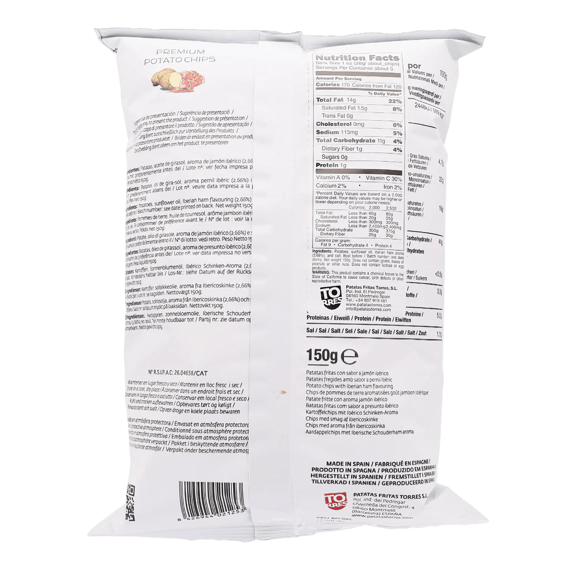 Torres Chips Jamon Iberico