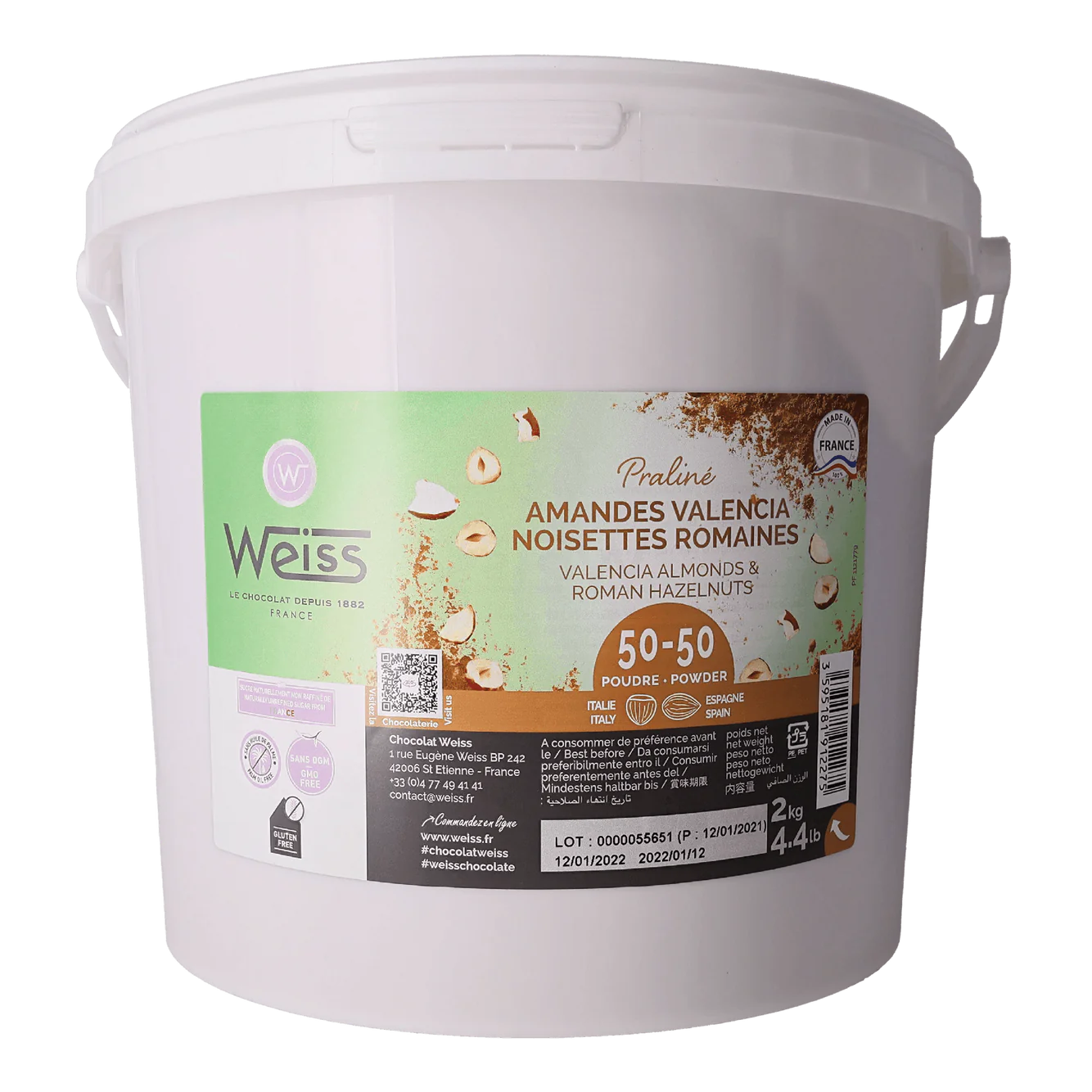 Valencia Almonds & Roman Hazelnuts Praline Powder
