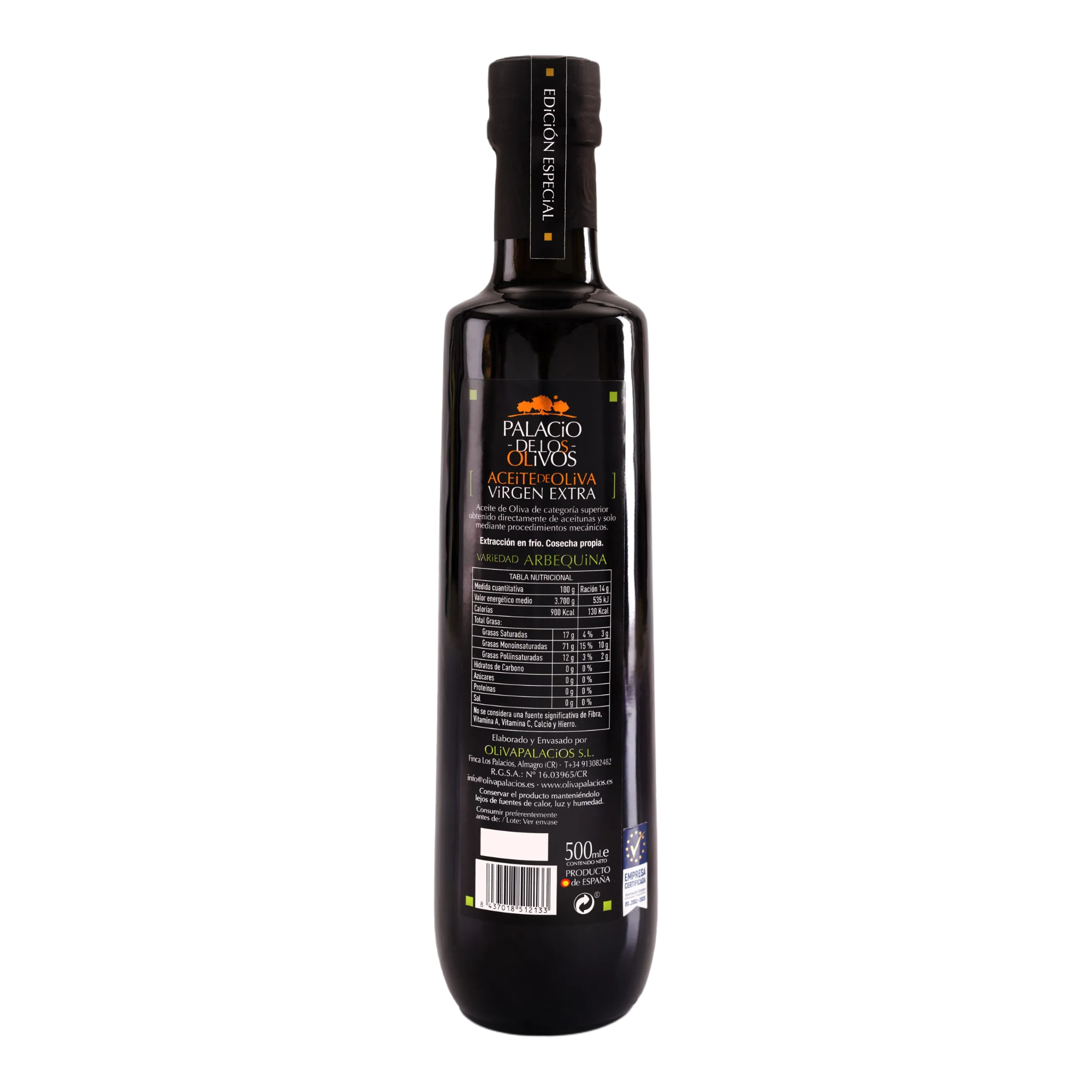 Palacio de Los Olivos Arbequina Finishing EVOO